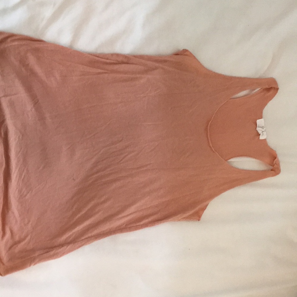 Salmon Pink Tank Top